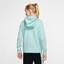 Nike Air Girls Fleece Hoodie - Teal Tint/Metallic Gold - thumbnail image 2