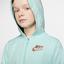 Nike Air Girls Fleece Hoodie - Teal Tint/Metallic Gold - thumbnail image 3