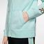 Nike Air Girls Fleece Hoodie - Teal Tint/Metallic Gold - thumbnail image 4