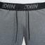 Nike Mens Dri-FIT Tapered Fleece Training Trousers - Charcoal Heather - thumbnail image 6
