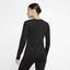 Nike Womens Warm Long Sleeve Top - Black/Clear - thumbnail image 2