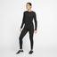 Nike Womens Warm Long Sleeve Top - Black/Clear