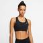 Nike Womens Medium-Support Non-Padded Sports Bra - Black - thumbnail image 1