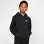 Nike Boys Sportwear Club Hoodie - Black - thumbnail image 1