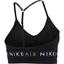 Nike Womens Indy Sports Bra - Black - thumbnail image 2