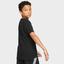 Nike Boys Breathe Graphic Training T-Shirt - Black/Gunsmoke - thumbnail image 2