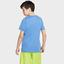 Nike Boys Breathe Graphic Training T-Shirt - Mountain Blue - thumbnail image 2