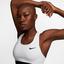 Nike Womens Swoosh Medium Sports Bra - White - thumbnail image 3