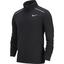 Nike Mens Half Zip Running Top - Black - thumbnail image 1