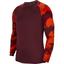 Nike Mens Pro Camo Top - Night Maroon - thumbnail image 1