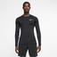 Nike Mens Pro Long Sleeve Top - Black/White - thumbnail image 1