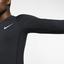 Nike Mens Pro Long Sleeve Top - Black/White - thumbnail image 4