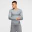 Nike Mens Pro Long Sleeve Top - Smoke Grey - thumbnail image 1