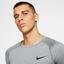 Nike Mens Pro Long Sleeve Top - Smoke Grey - thumbnail image 3