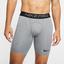 Nike Mens Pro Shorts - Smoke Grey - thumbnail image 1