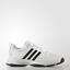 Adidas Mens Barricade Classic Bounce Tennis Shoes - White/Black - thumbnail image 1