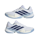 Adidas Womens Barricade 14 Tennis Shoes - Cloud White/Cyber Metallic/Dark Blue - thumbnail image 5