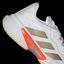 Adidas Mens Barricade Tokyo Tennis Shoes - Cloud White/Solar Red - thumbnail image 9