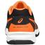 Asics Kids GEL-Resolution 7 GS Tennis Shoes - Black/Orange - thumbnail image 5