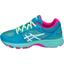 Asics Kids GEL-Netburner Pro Indoor Court Shoes - Island Blue/White/Pink Glow - thumbnail image 4