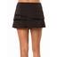 Lucky in Love Womens Scallop Skort - Black - thumbnail image 2