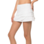 Lucky in Love Womens Scallop Skort - White - thumbnail image 1