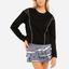 Lucky in Love Womens On The Wall Skirt - Denim Blue/White - thumbnail image 3