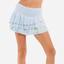 Lucky in Love Womens Incognito Rally Skirt - Light Blue - thumbnail image 1