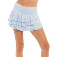 Lucky in Love Womens Incognito Rally Skirt - Light Blue