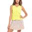 Lucky in Love Womens Smocked Skirt - White - thumbnail image 3