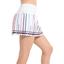 Lucky in Love Womens Long Down The Line Skirt - White/Pink - thumbnail image 2