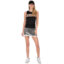 Lucky in Love Womens High Waist Boxer Skirt - Silver - thumbnail image 4