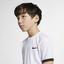 Nike Boys Dri-FIT Short Sleeve Tennis Top - White/Black - thumbnail image 3