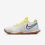 Nike Womens Air Zoom Vapor Cage 4 Tennis Shoes - White/Optic Yellow - thumbnail image 1