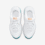 Nike Kids Court Lite 2 Tennis Shoes - White/Teal - thumbnail image 4