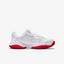 Nike Kids Court Lite 2 Tennis Shoes - White/Red - thumbnail image 3