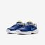 Nike Kids Court Lite 2 Tennis Shoes - Deep Blue Royal/Grey - thumbnail image 5