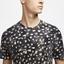 Nike Mens Tennis T-Shirt - Black/White - thumbnail image 3