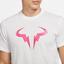 Nike Mens Dri-FIT Rafa Tee - White/Pink - thumbnail image 3