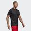 Adidas Mens Barricade Engineered Polo Shirt - Black - thumbnail image 4