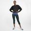 Nike Womens Dri-FIT Training Crew - Black/White - thumbnail image 5