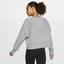 Nike Womens Dri-FIT Training Crew - Carbon Heather/Black - thumbnail image 2