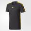 Adidas Mens Barricade Tee - Black/Yellow - thumbnail image 1