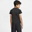 Nike Boys Dri-FIT Short Sleeved Top - Black/White - thumbnail image 2