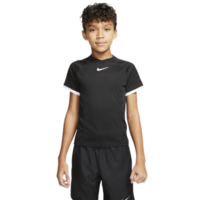 Nike Boys Dri-FIT Short Sleeved Top - Black/White