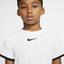 Nike Boys Dri-FIT Short Sleeved Top - White/Black - thumbnail image 3