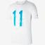 Nike Mens Rafa 11 Celebration Limited Edition T-Shirt - White/Blue - thumbnail image 1