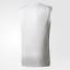Adidas Mens FreeLift Gradient Sleeveless Tee - White/Grey - thumbnail image 2