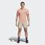 Adidas Mens Roland Garros Climachill Tennis Tee - Chalk Coral - thumbnail image 7