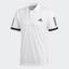 Adidas Mens 3-Stripes Club Polo - White - thumbnail image 1